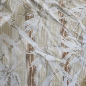 Springmaid Wondercale Vintage Double Fitted Sheet Brown Ferns Palm 76" x 54"